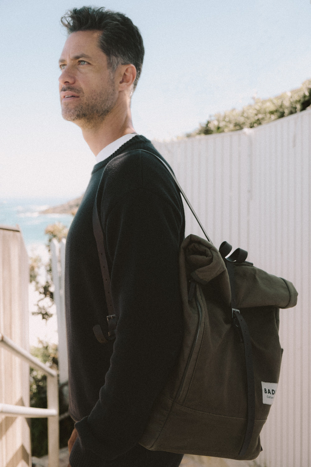 Roll-Over Rucksack, Hellblau