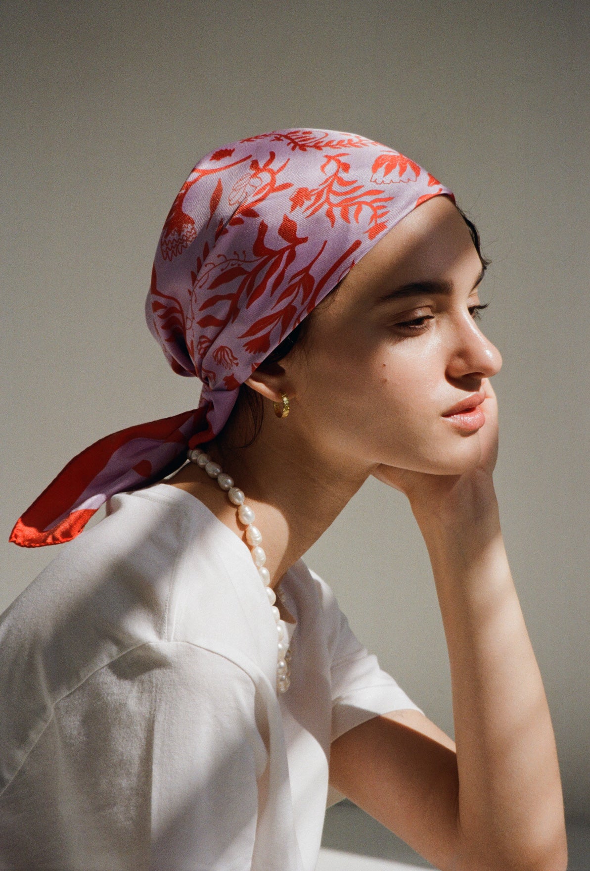 Fynbos Seidenfoulard, 68x68 (B Quality)