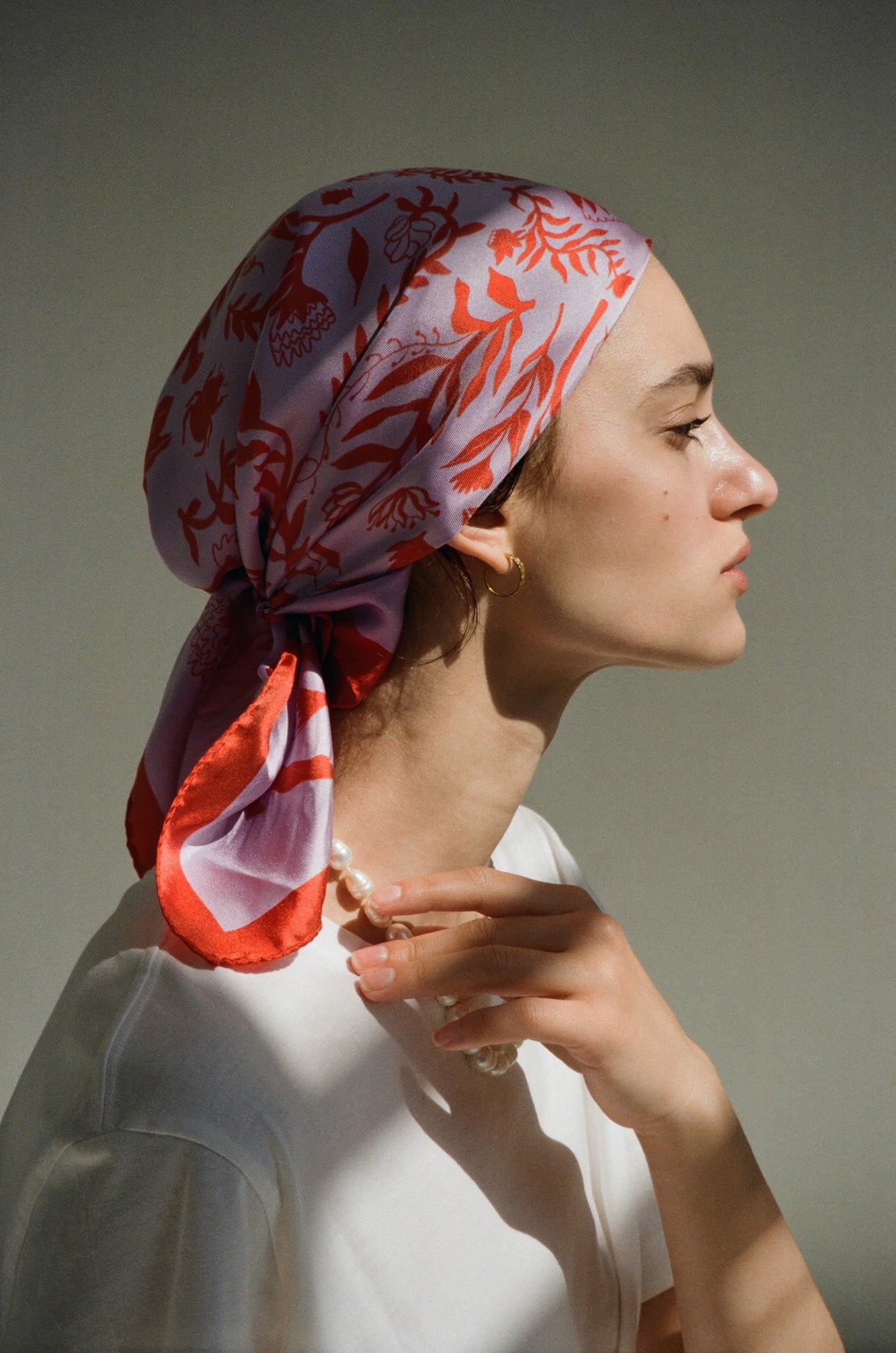 Fynbos Seidenfoulard, 68x68 (B Quality)