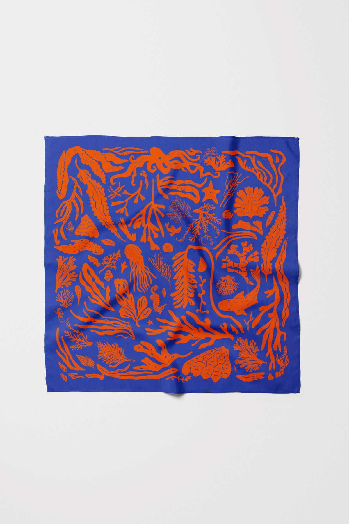 Kelp Forest Seidenfoulard, 68x68