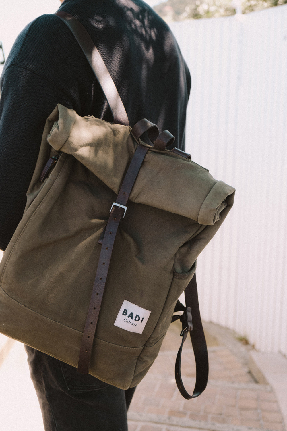 Roll-Over Rucksack, Khaki