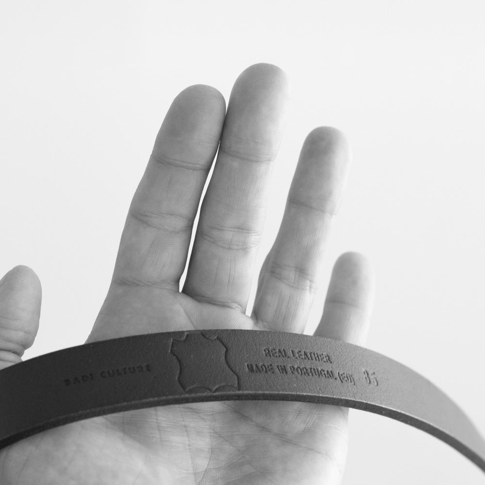 Hoek Belt, Dark Brown, Gold