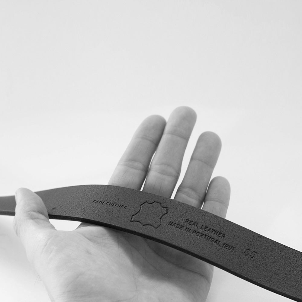 Koei Belt wide, Dark Brown, Gold