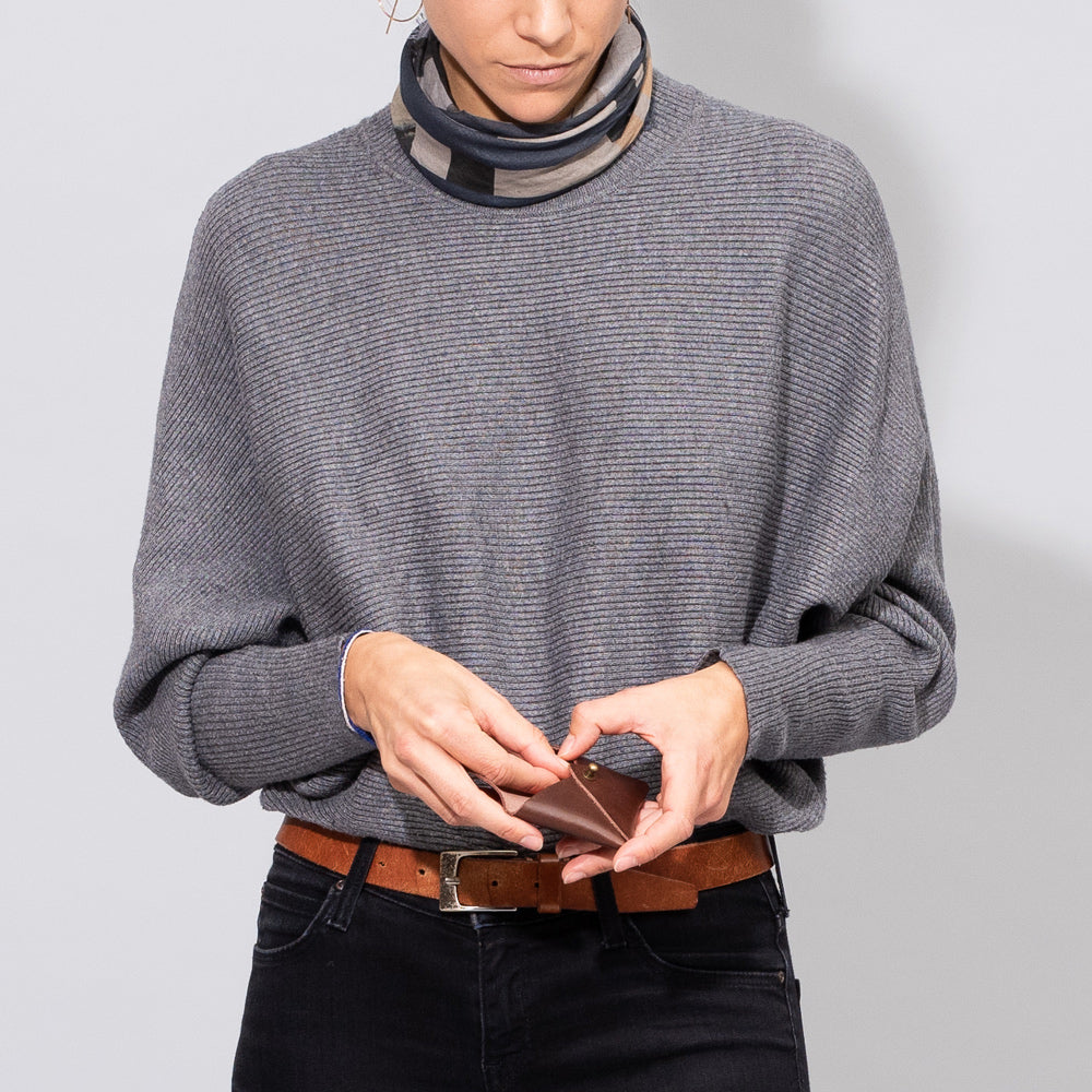Kuvert Wallet, midnight brown