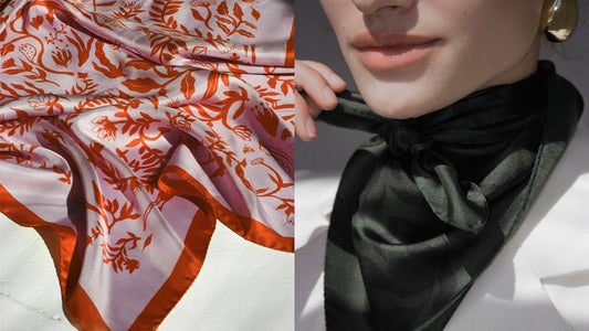 Reinigung für Seidenfoulard