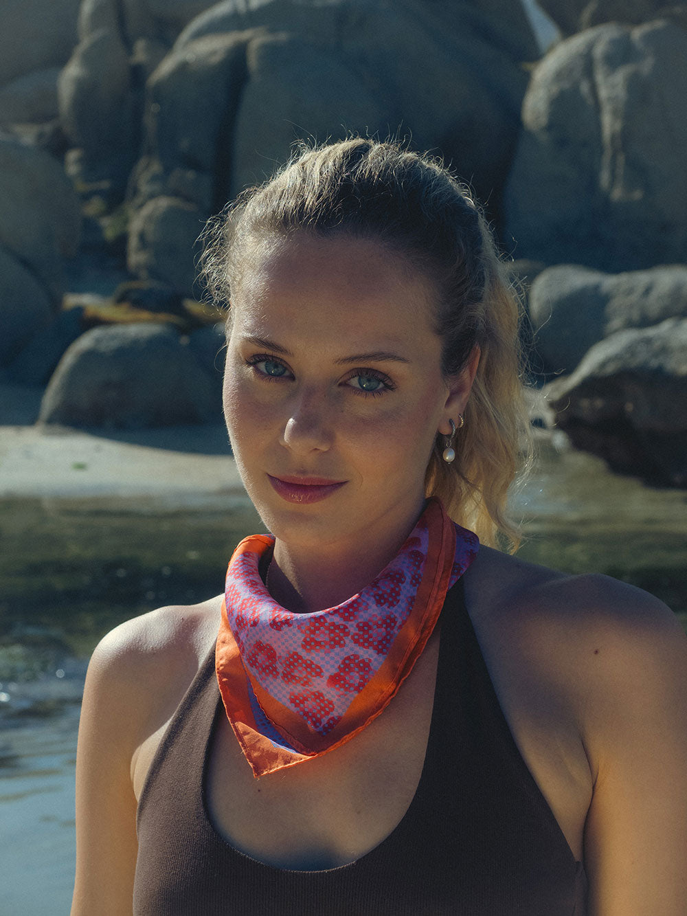 Flora Silk Scarf 68x68