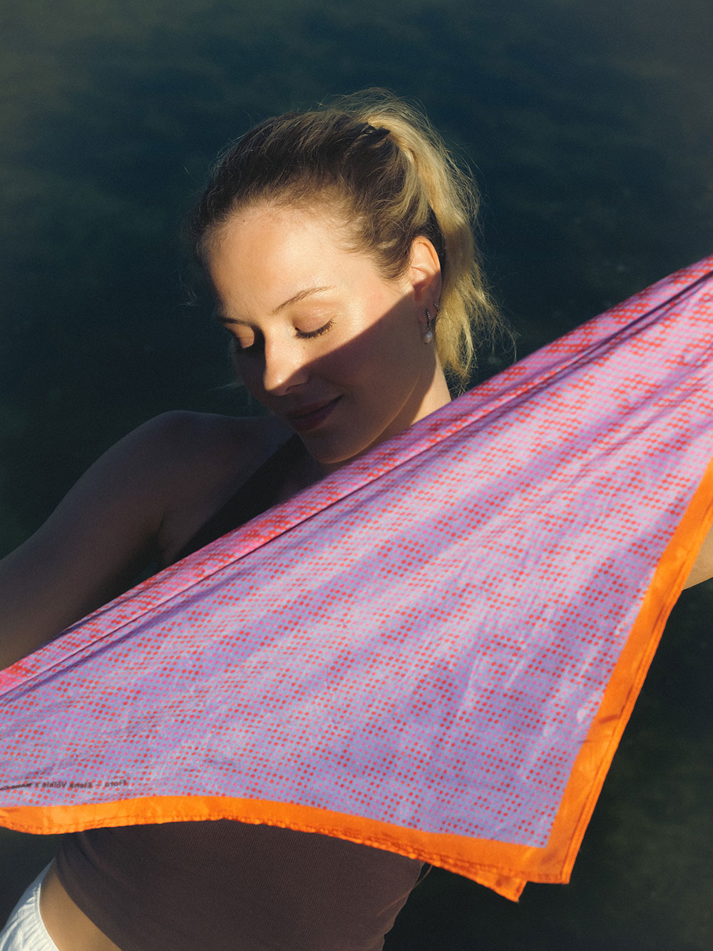 Flora Silk Scarf 68x68