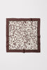 Fynbos Brown Seidenfoulard 68x68