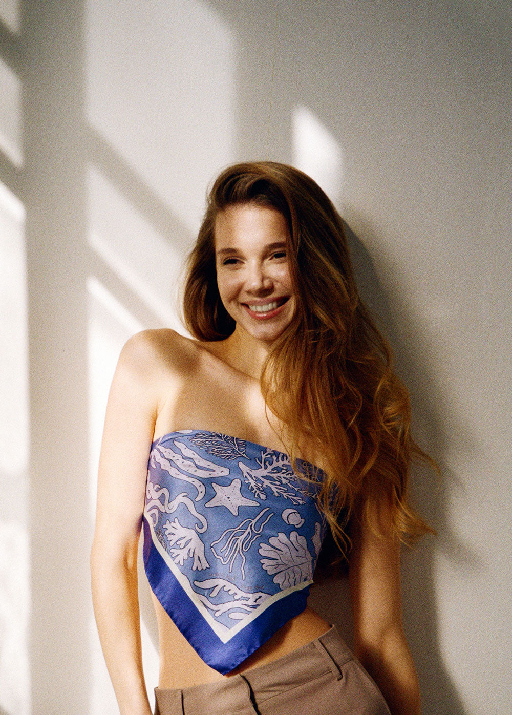 Kelp Night Seidenfoulard 68x68