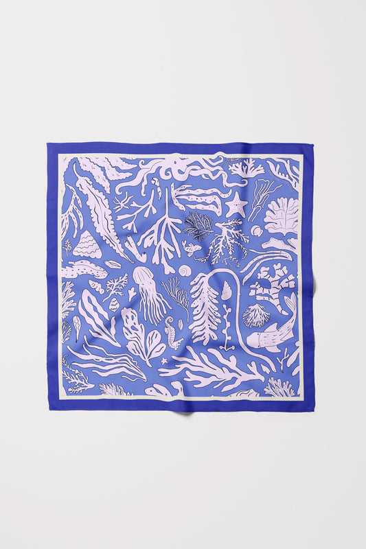 Kelp Night Seidenfoulard 68x68