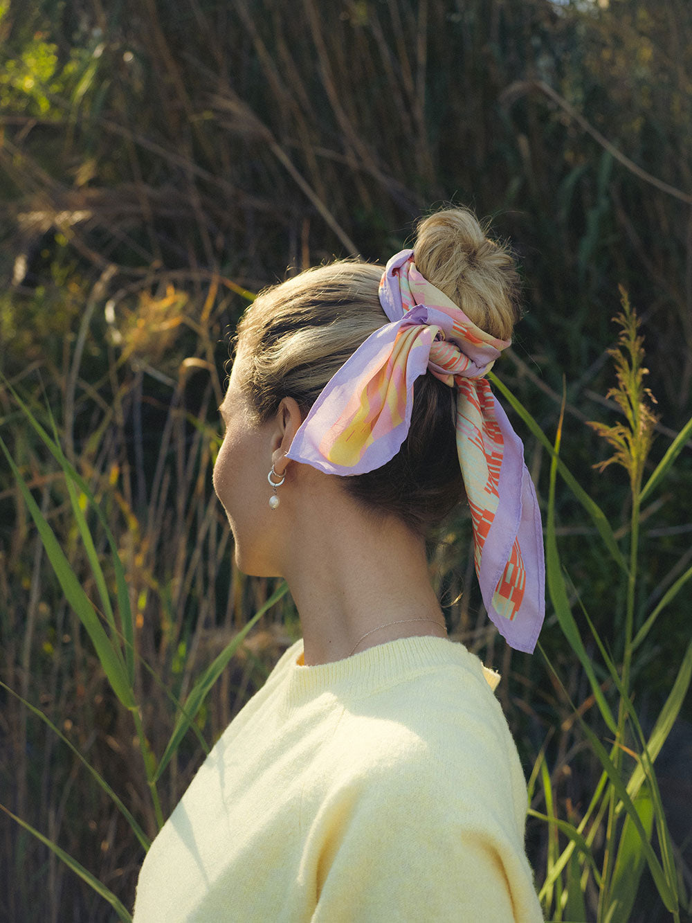 Luce Silk Scarf 68x68