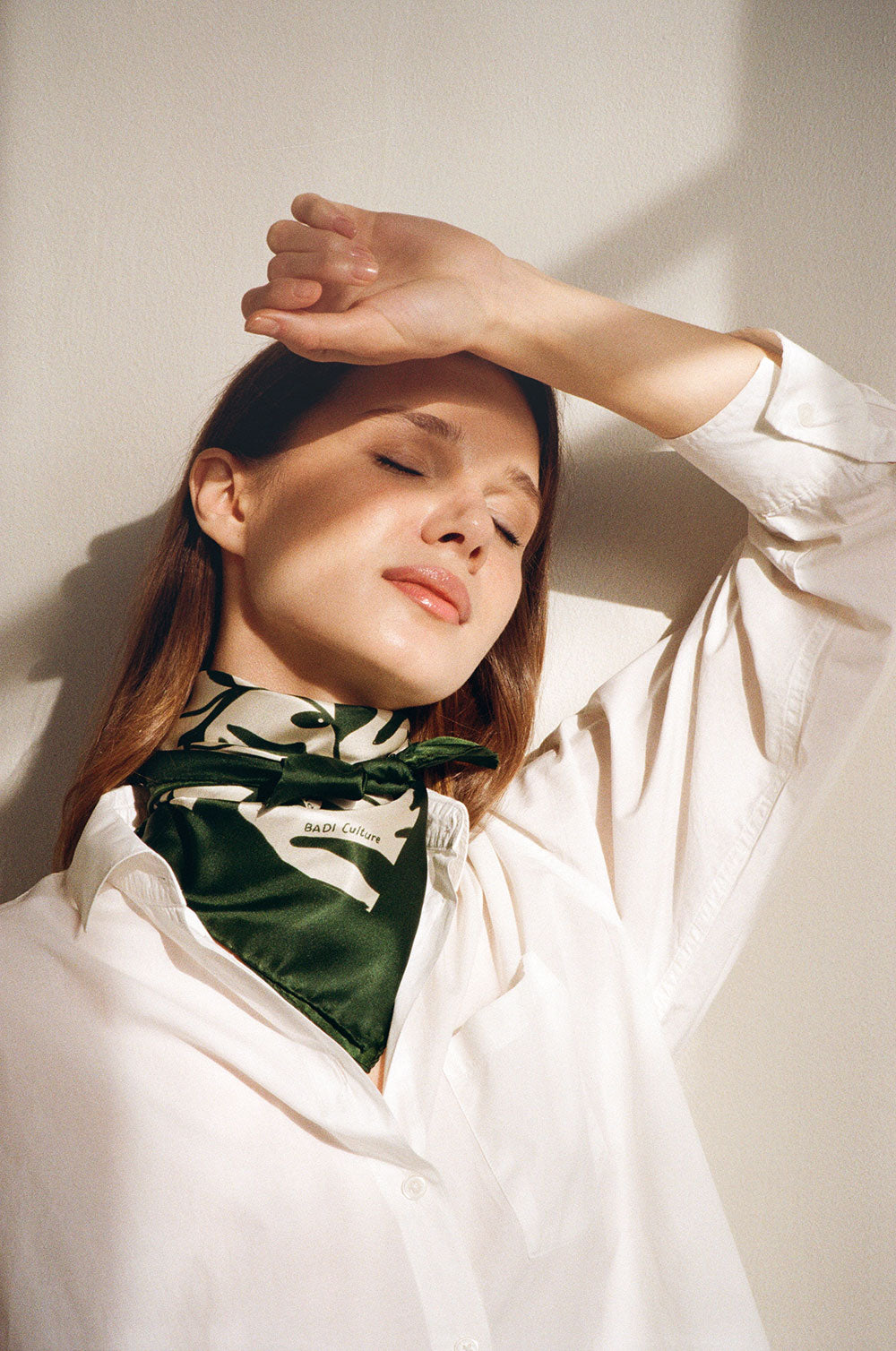 Wild Olive Seidenfoulard 68x68