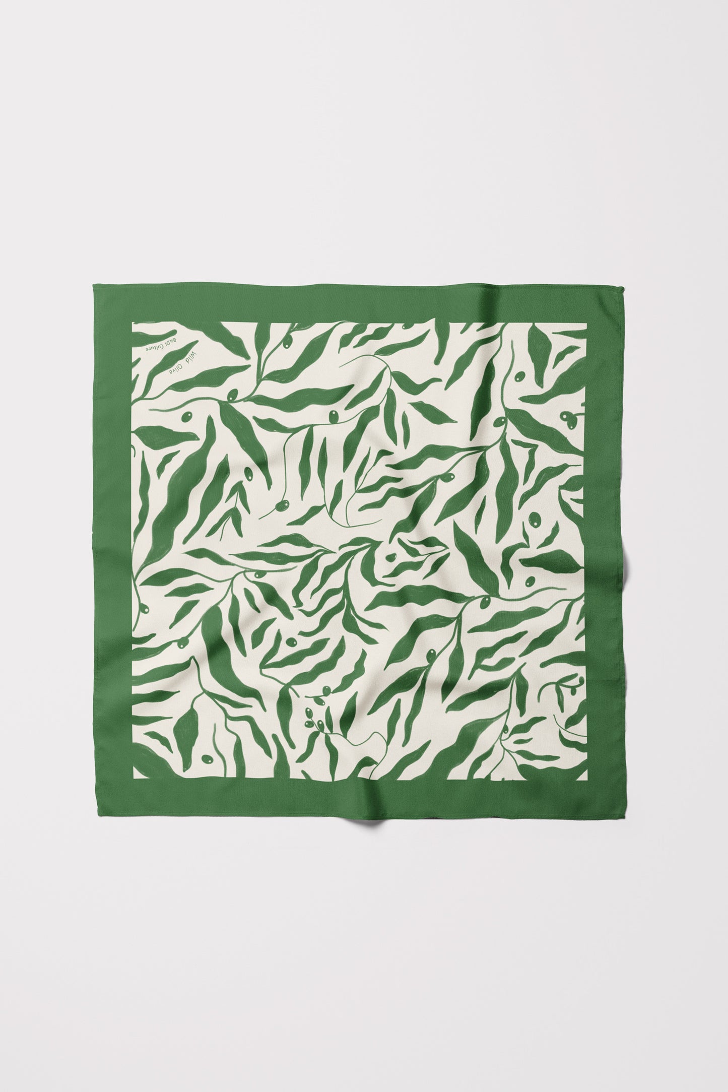 Wild Olive Seidenfoulard 68x68