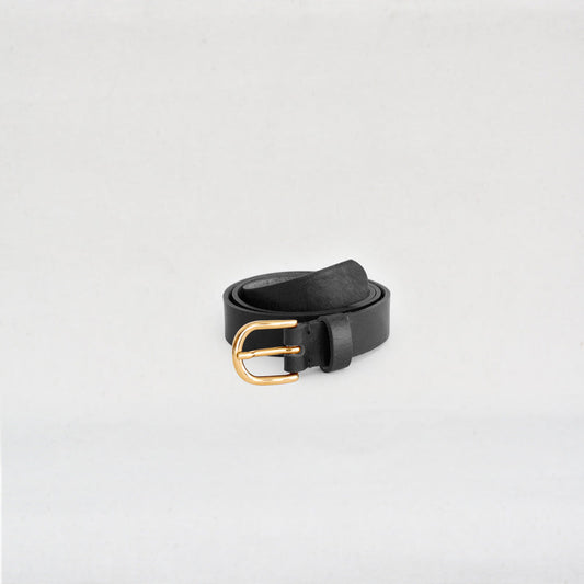 Koei Belt thin, Black, Gold